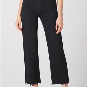 Hudson High Rise Straight Crop Jeans